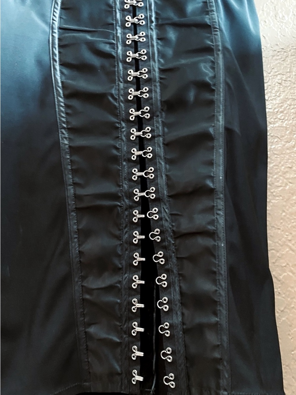 Dolce & Gabbana Black Hook-Front Midi Dress - Picture 7 of 7